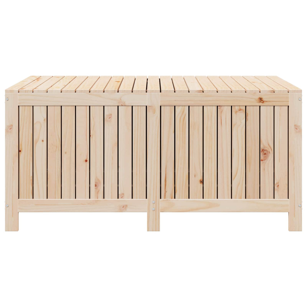Garden Storage Box 359 L Solid Pine Wood 146.5 x 68 x 63 cm