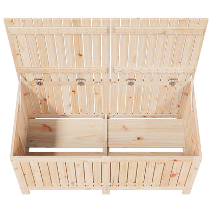 Garden Storage Box 359 L Solid Pine Wood 146.5 x 68 x 63 cm
