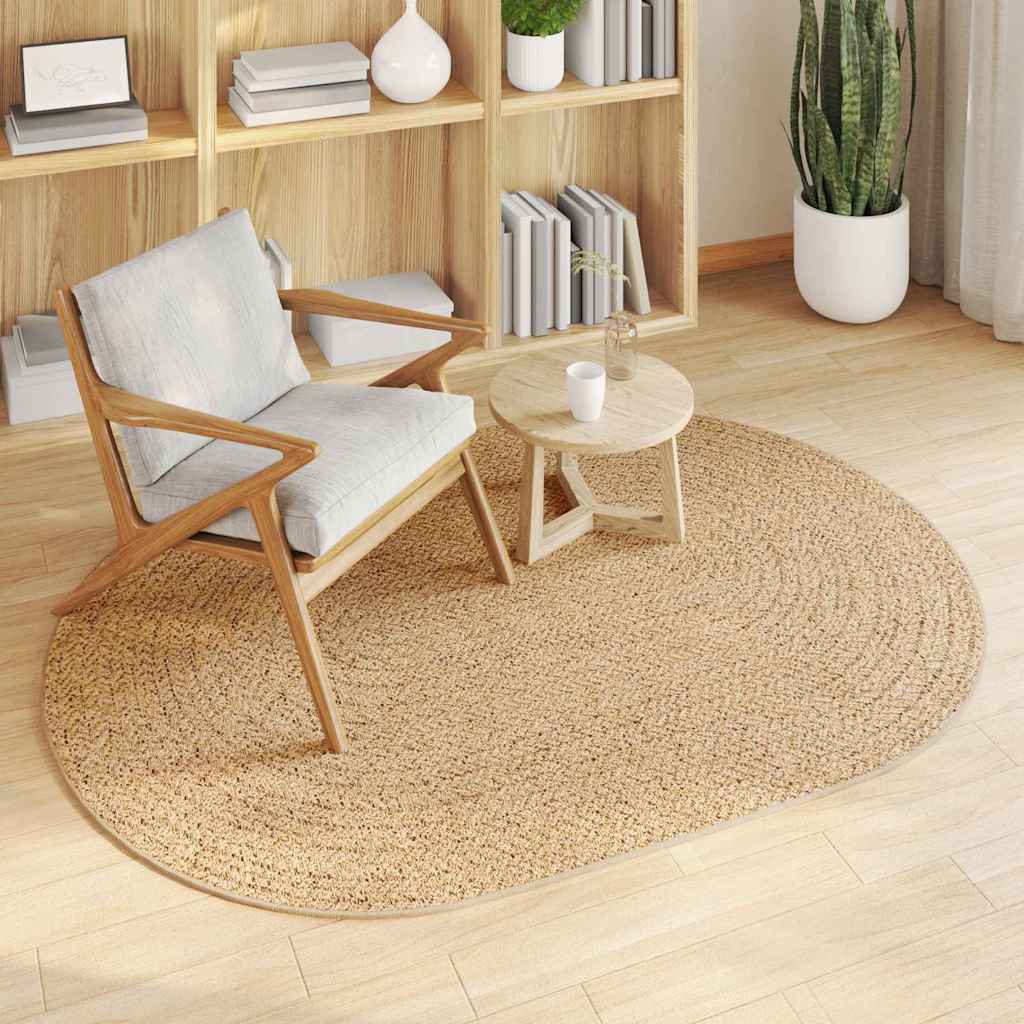 Rug ZIZUR Brown 170 x 120 cm Polypropylene