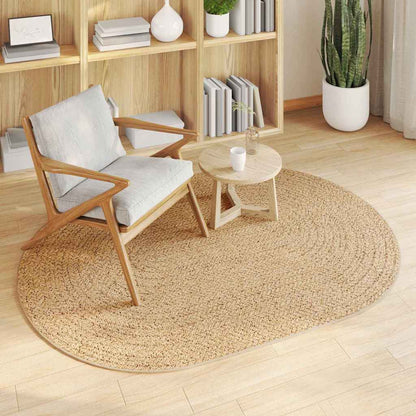 Rug ZIZUR Brown 170 x 120 cm Polypropylene