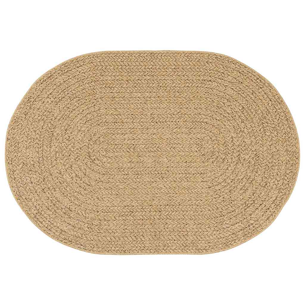 Rug ZIZUR Brown 170 x 120 cm Polypropylene