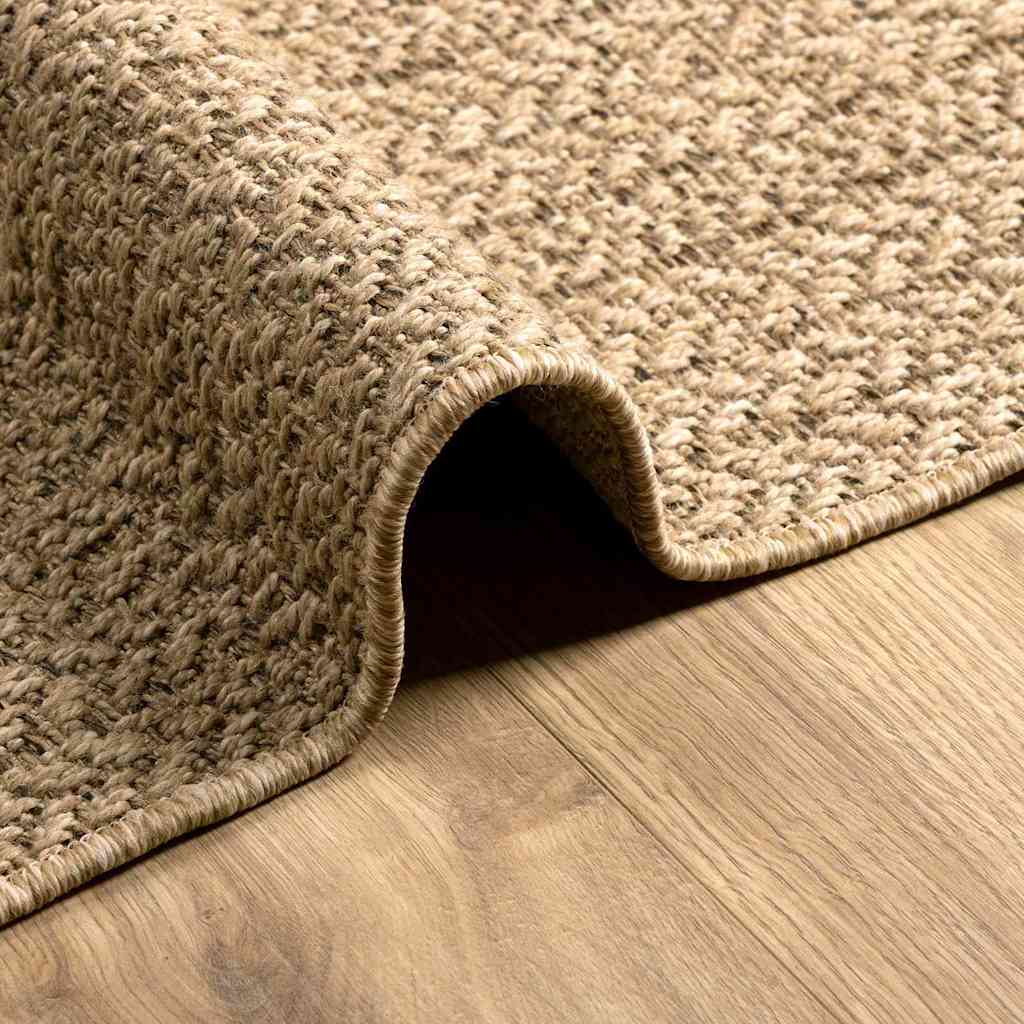 Rug ZIZUR Brown 230 x 160 cm Polypropylene