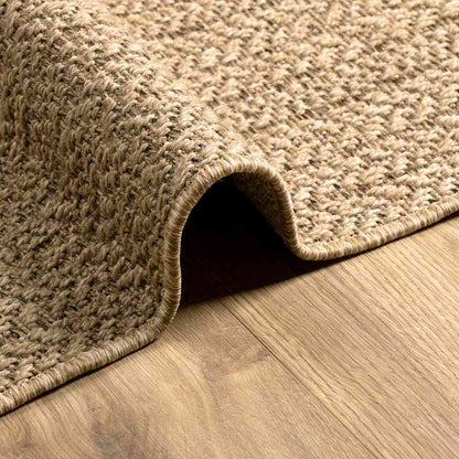 Rug ZIZUR Brown 230 x 160 cm Polypropylene