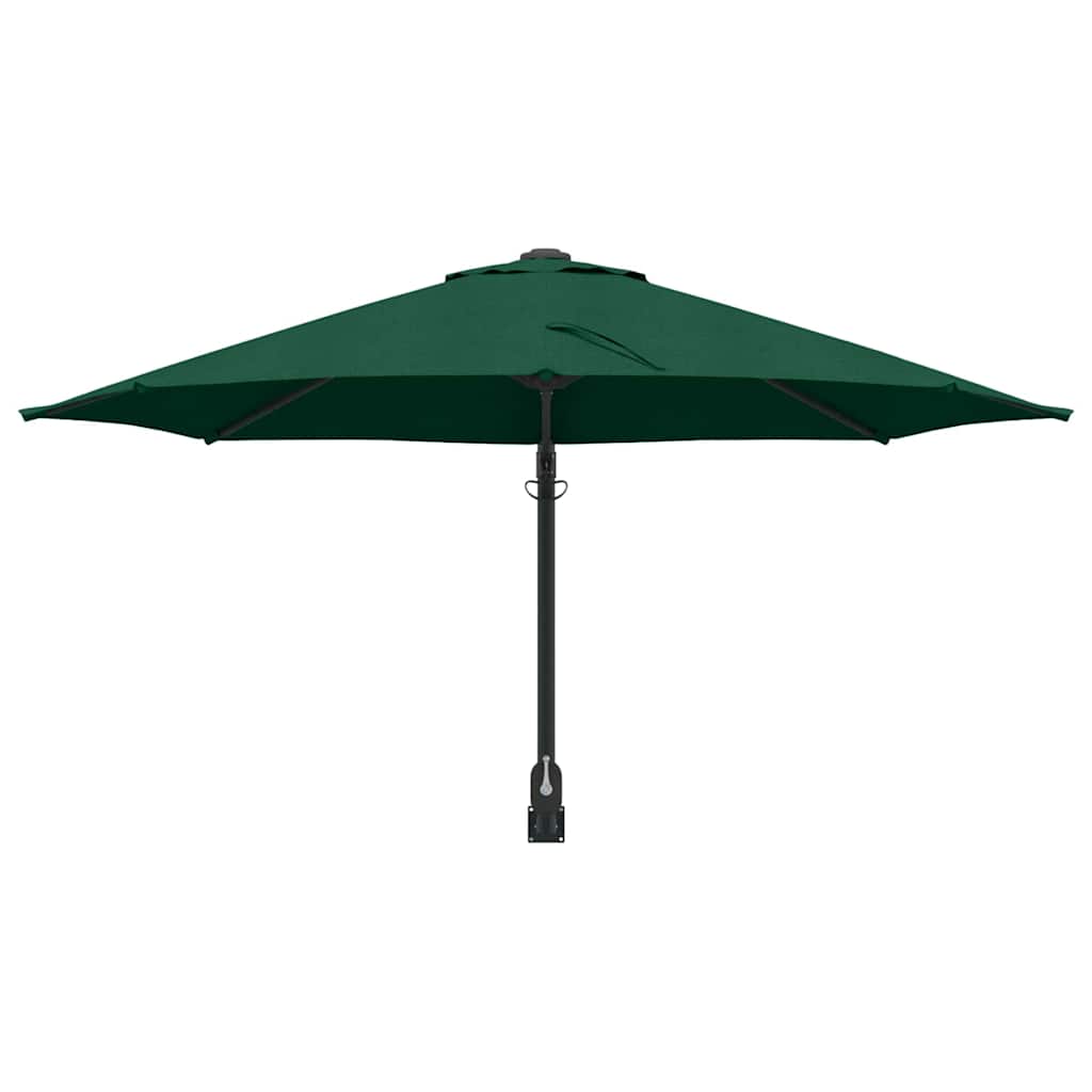 Garden Parasol Green 248 x 248 x 148 cm Polyester and Steel