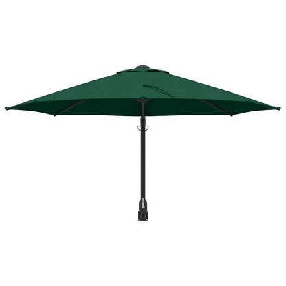 Garden Parasol Green 248 x 248 x 148 cm Polyester and Steel