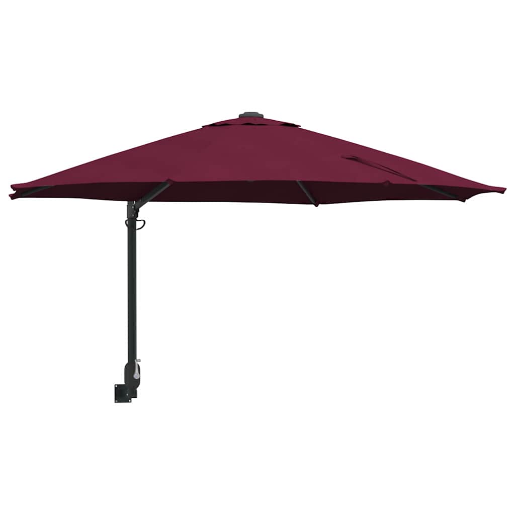 Garden Parasol Bordeaux Red 248 x 248 x 148 cm