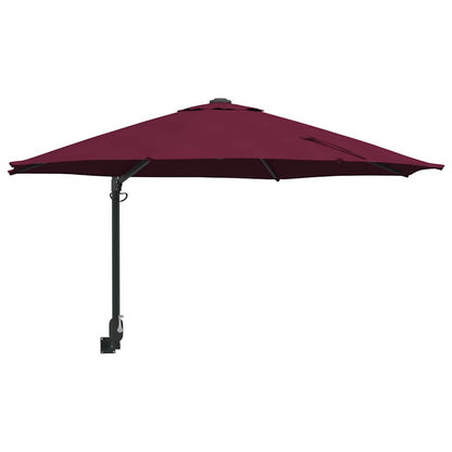 Garden Parasol Bordeaux Red 248 x 248 x 148 cm