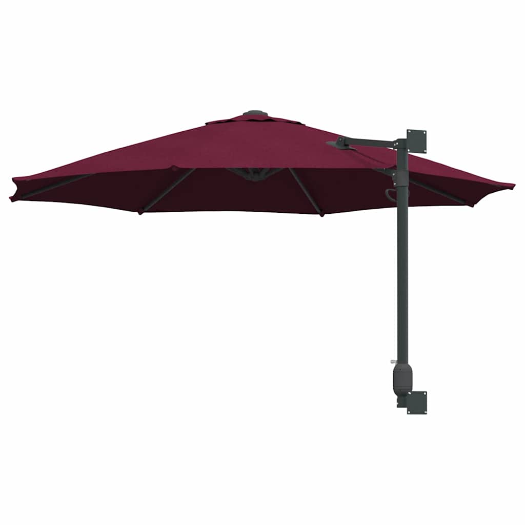 Garden Parasol Bordeaux Red 248 x 248 x 148 cm