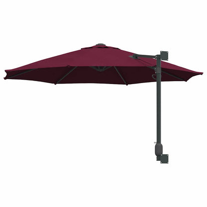 Garden Parasol Bordeaux Red 248 x 248 x 148 cm