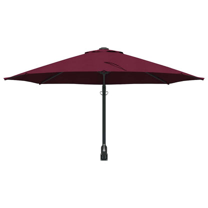 Garden Parasol Bordeaux Red 248 x 248 x 148 cm