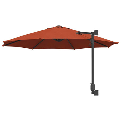 Garden Parasol Terracotta 248 x 248 x 148 cm