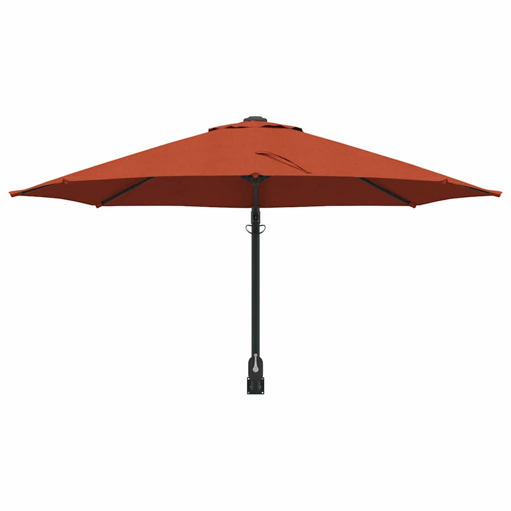 Garden Parasol Terracotta 248 x 248 x 148 cm
