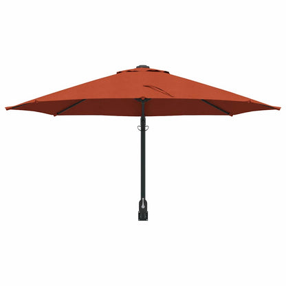 Garden Parasol Terracotta 248 x 248 x 148 cm