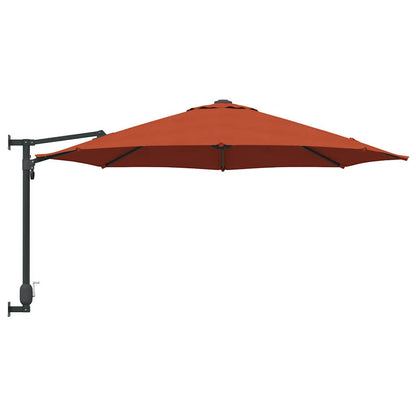 Garden Parasol Terracotta 248 x 248 x 148 cm