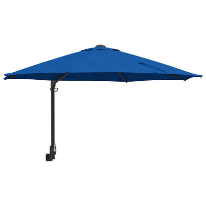 Garden Parasol Azurblau 248 x 248 x 148 cm Polyester and Steel