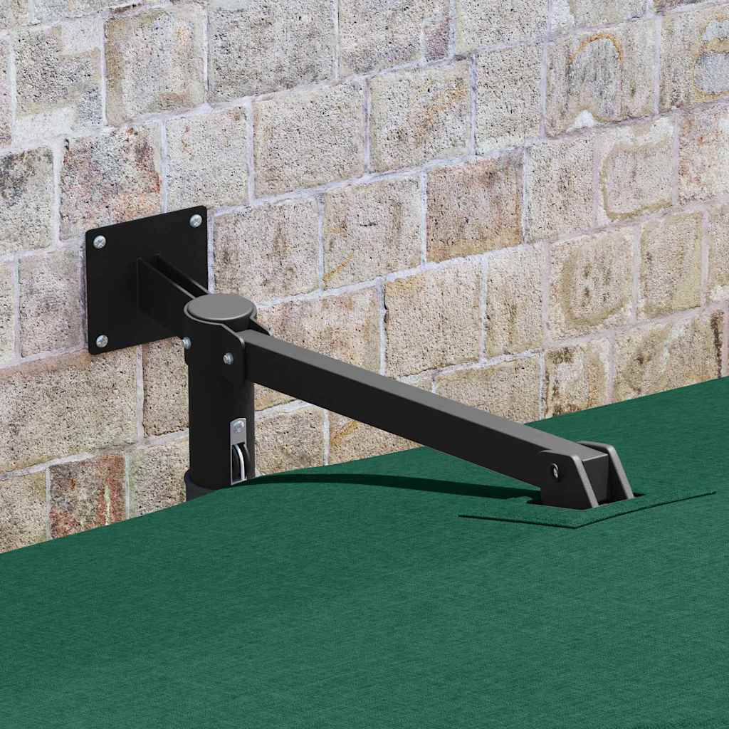 Garden Parasol Green 248.5 x 247.5 x 160 cm Polyester and Steel