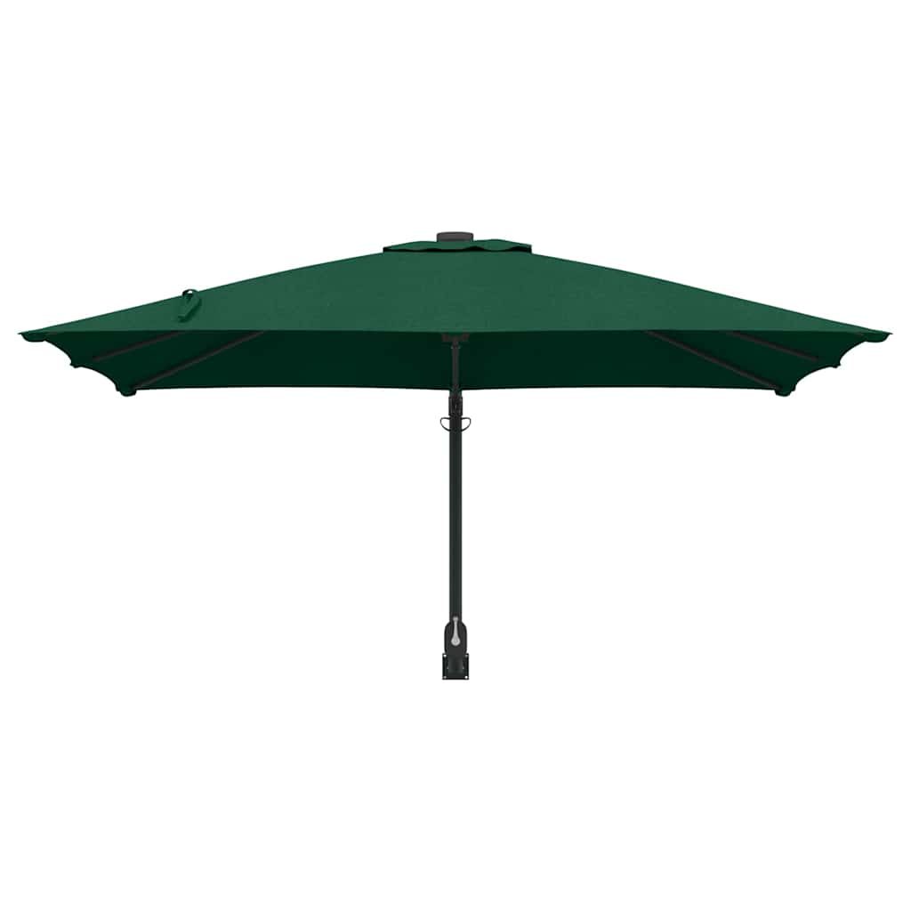 Garden Parasol Green 248.5 x 247.5 x 160 cm Polyester and Steel