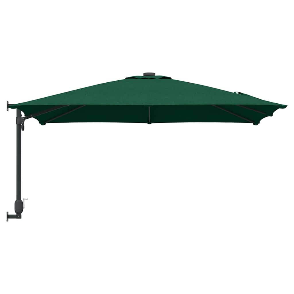 Garden Parasol Green 248.5 x 247.5 x 160 cm Polyester and Steel