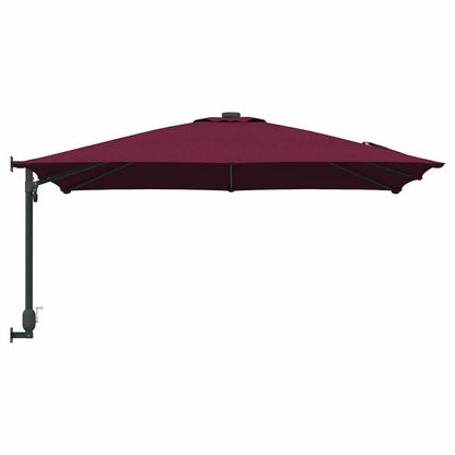 Garden Parasol Bordeaux Red 248.5 x 247.5 x 160 cm