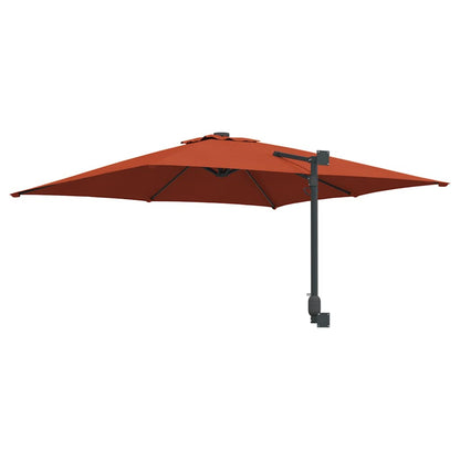 Garden Parasol Terracotta 248.5 x 247.5 x 160 cm