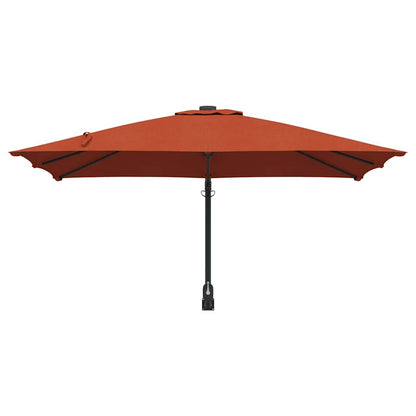 Garden Parasol Terracotta 248.5 x 247.5 x 160 cm