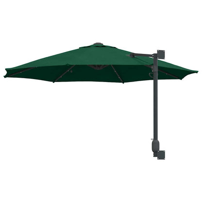 Garden Parasol Green 248 x 248 x 148 cm Polyester and Steel