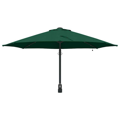 Garden Parasol Green 248 x 248 x 148 cm Polyester and Steel