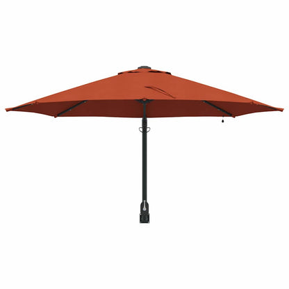 Garden Parasol Manual Terracotta 248 x 248 x 148 cm