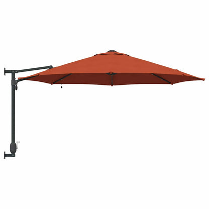 Garden Parasol Manual Terracotta 248 x 248 x 148 cm