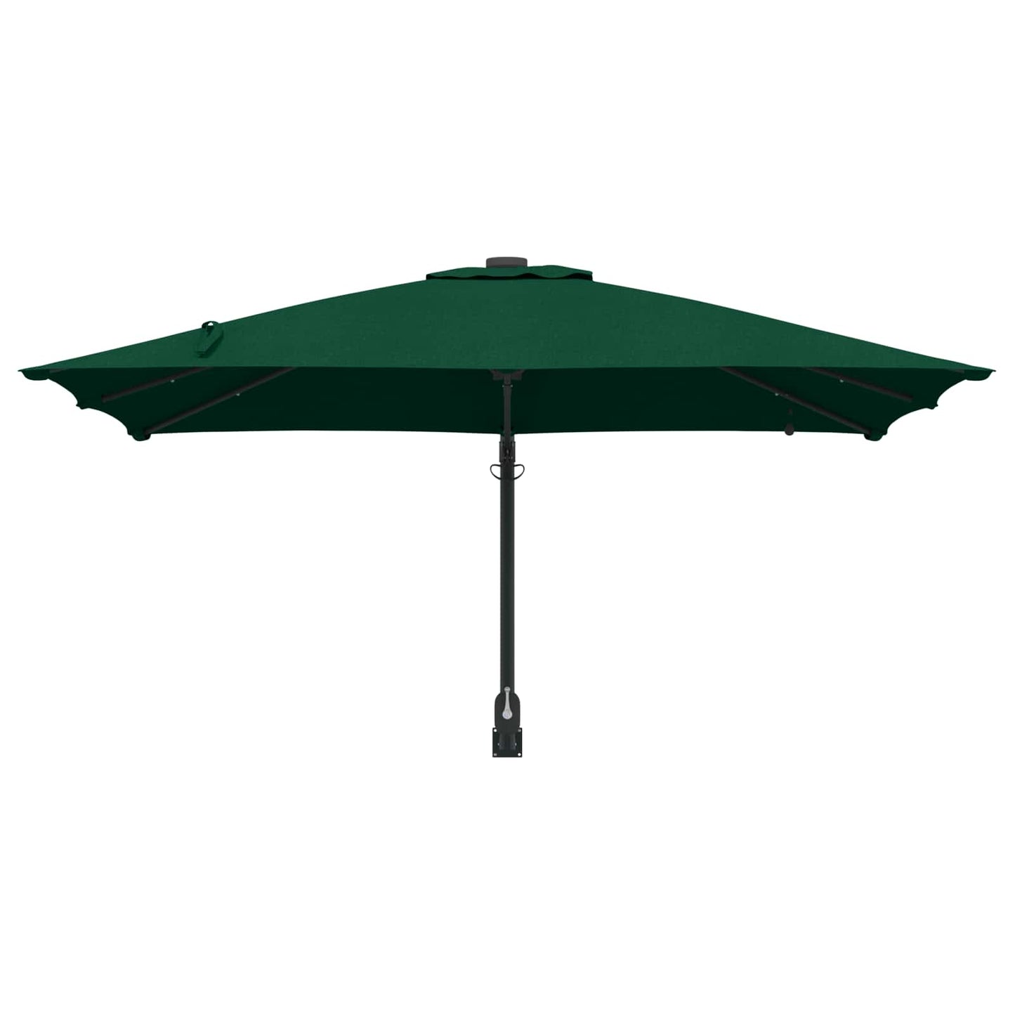 Garden Parasol Green 248.5 x 247.5 x 160 cm Polyester and Steel