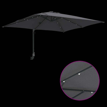 Garden Parasol Anthracite 248.5 x 247.5 x 160 cm