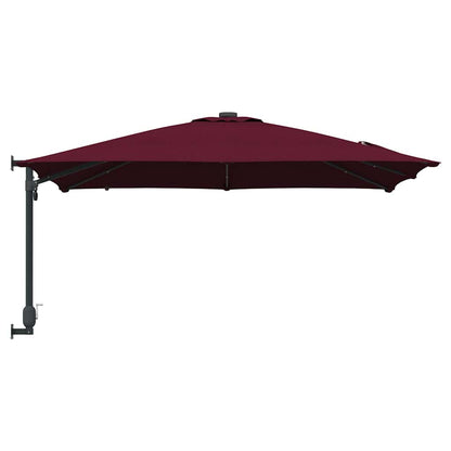 Garden Parasol Bordeaux Red 248.5 x 247.5 x 160 cm
