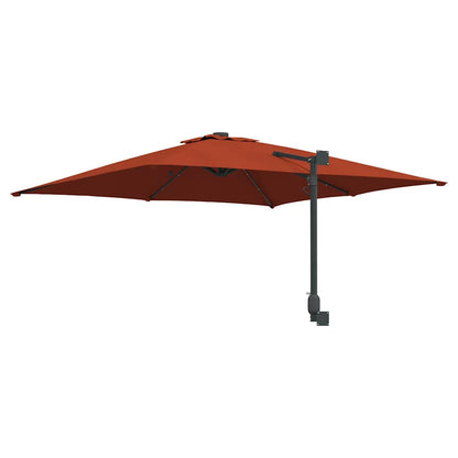 Garden Parasol Terracotta 248.5 x 247.5 x 160 cm