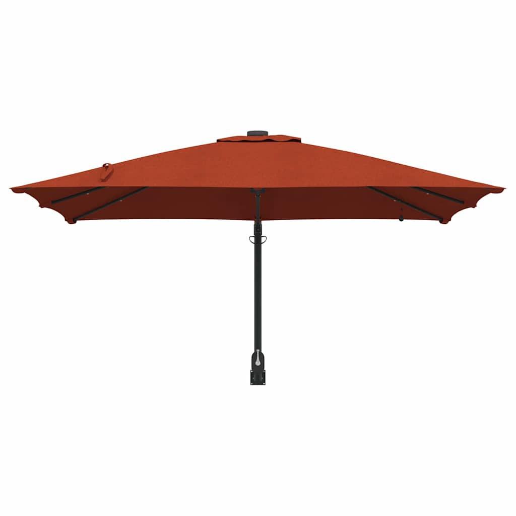 Garden Parasol Terracotta 248.5 x 247.5 x 160 cm