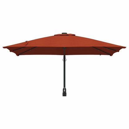 Garden Parasol Terracotta 248.5 x 247.5 x 160 cm