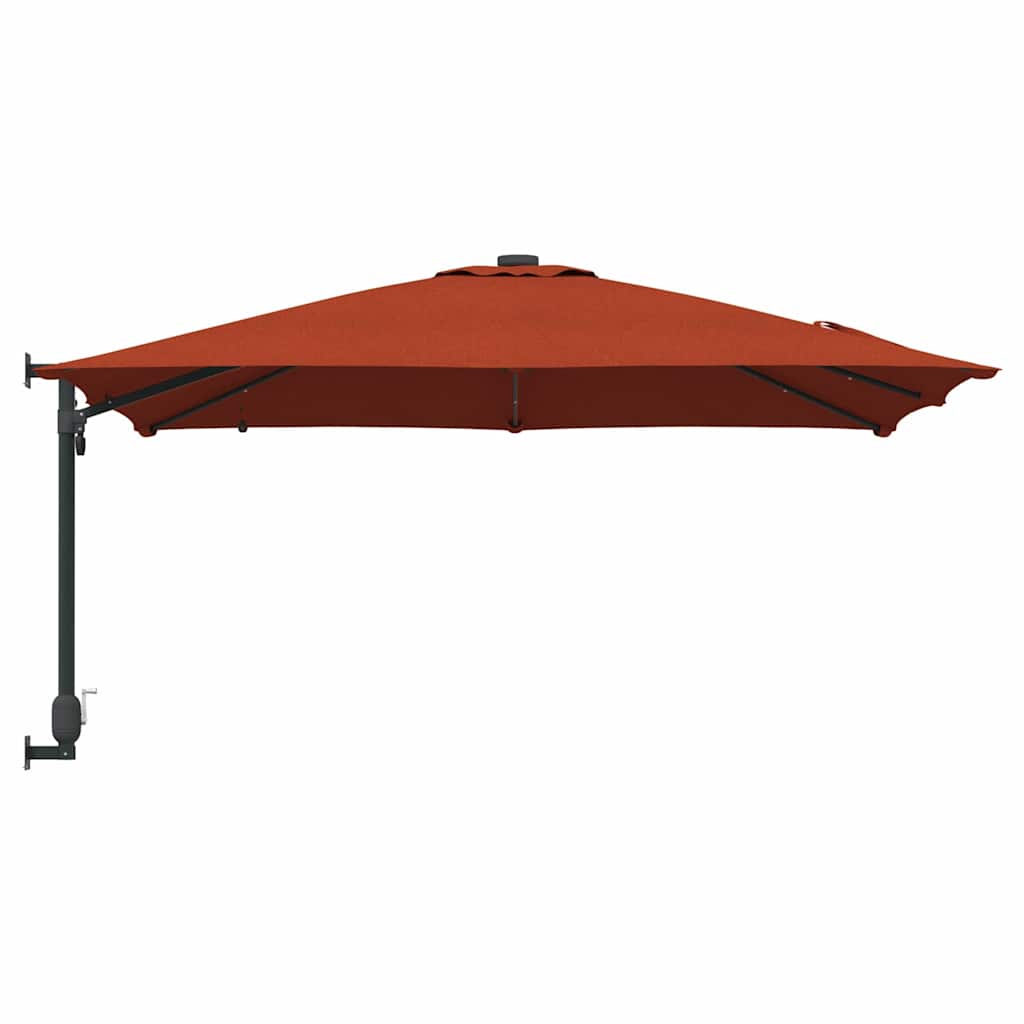 Garden Parasol Terracotta 248.5 x 247.5 x 160 cm