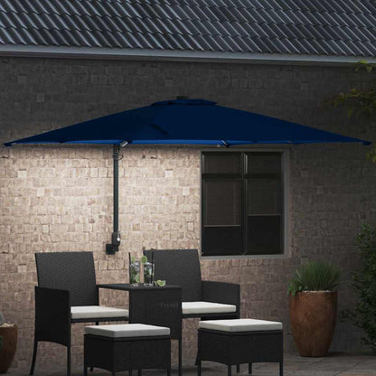 Garden Parasol Azurblau 248.5 x 247.5 x 160 cm
