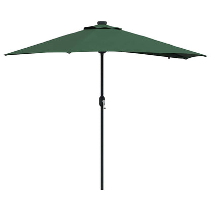Garden Parasol Green 294 x 150 x 223 cm Polyester and Steel