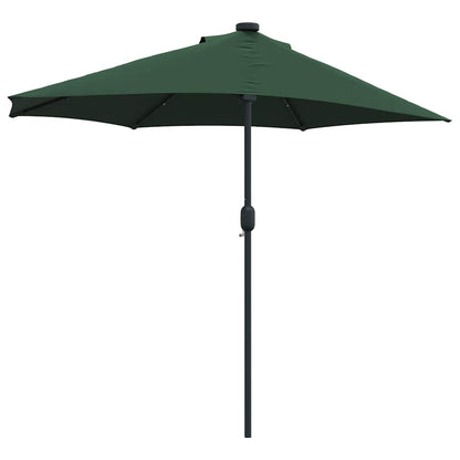 Garden Parasol Green 294 x 150 x 223 cm Polyester and Steel