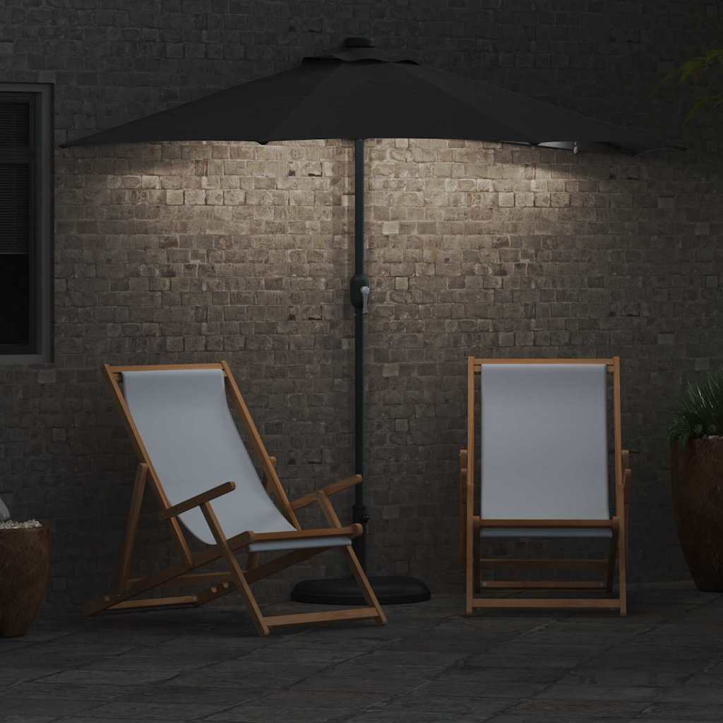 Garden Parasol Anthracite 294 x 150 x 223 cm