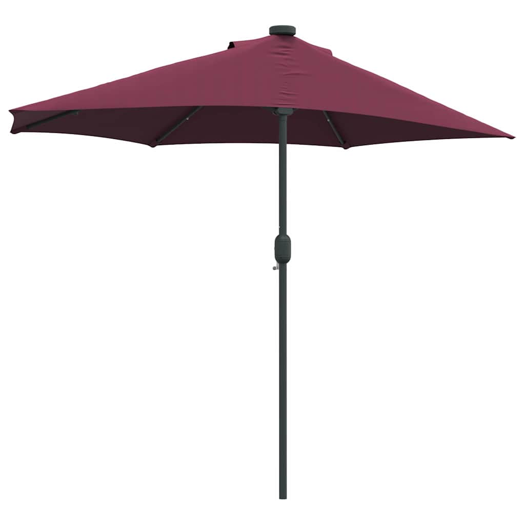 Garden Parasol Bordeaux Red 294 x 150 x 223 cm