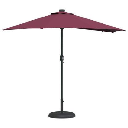 Garden Parasol Bordeaux Red 294 x 150 x 223 cm