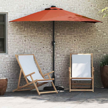 Garden Parasol Terracotta 294 x 150 x 223 cm
