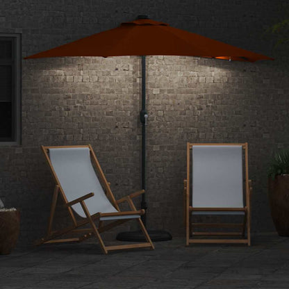Garden Parasol Terracotta 294 x 150 x 223 cm
