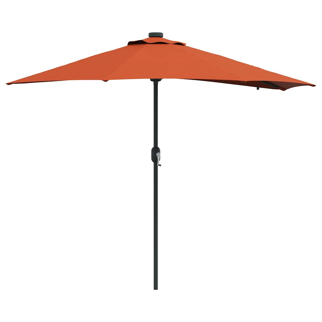Garden Parasol Terracotta 294 x 150 x 223 cm