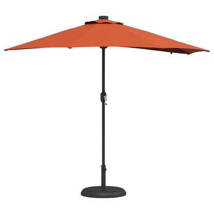 Garden Parasol Terracotta 294 x 150 x 223 cm