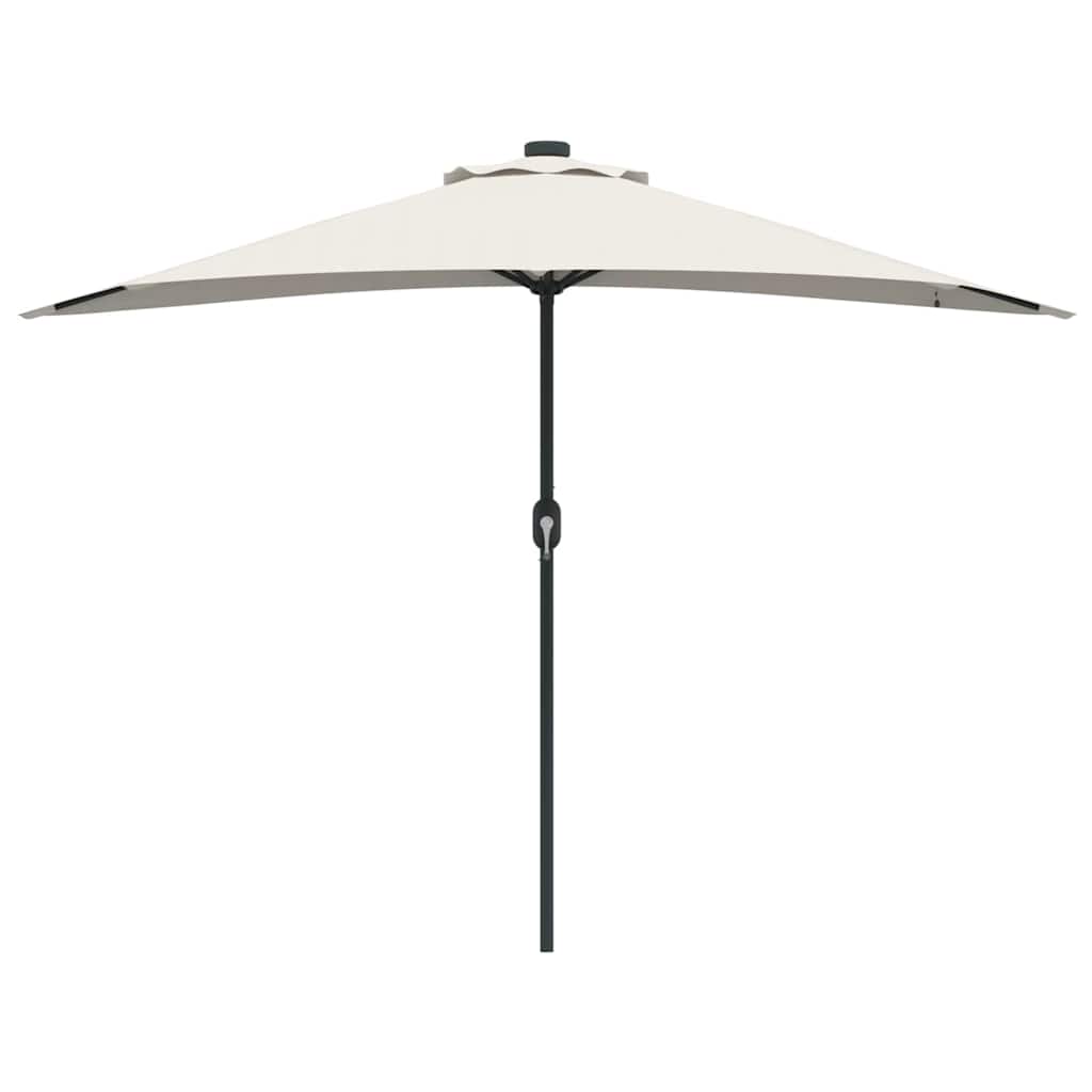 Garden Parasol Sand 294 x 150 x 224 cm Polyester and Steel