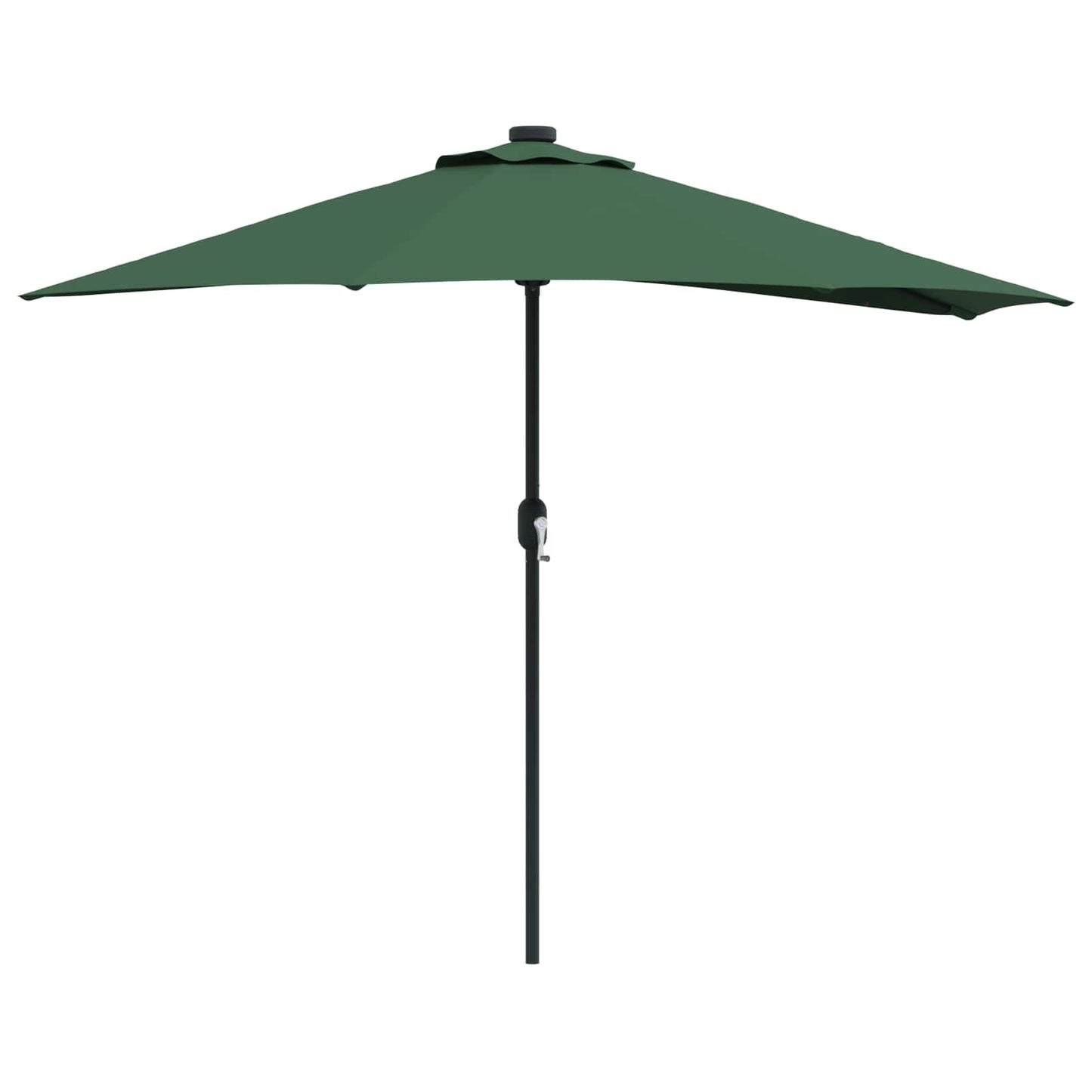 Garden Parasol Green 294 x 150 x 224 cm Polyester and Steel