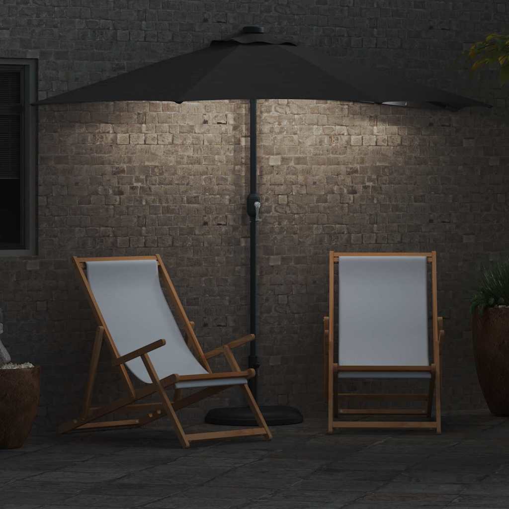 Garden Parasol Anthracite 294 x 150 x 224 cm