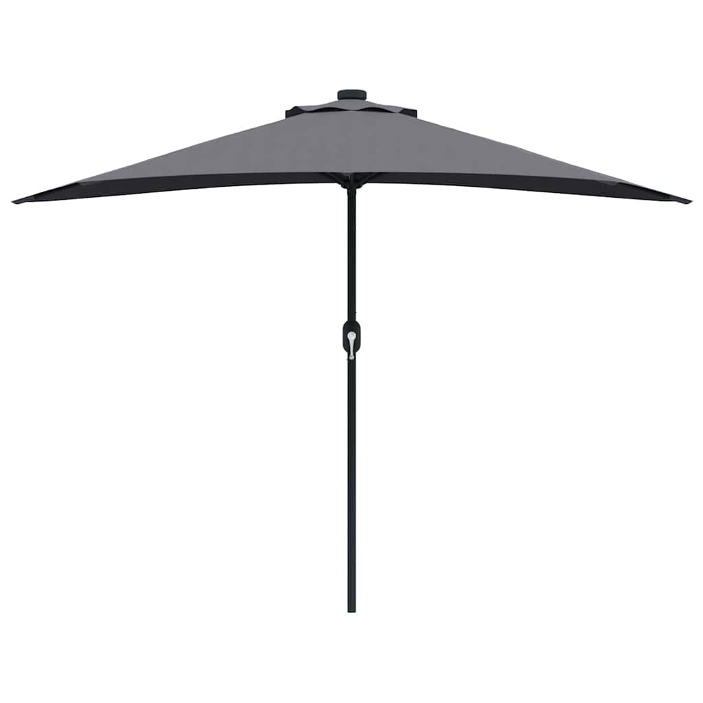 Garden Parasol Anthracite 294 x 150 x 224 cm